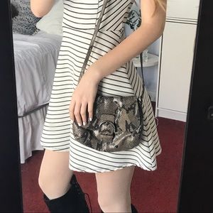 Coach snakeskin crossbody